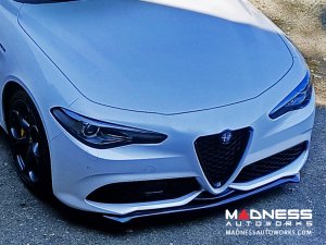 Alfa Romeo Giulia Front Spoiler - Carbon Fiber - Italia Style - Stile Italia - Sport/ Ti/ Veloce - V3